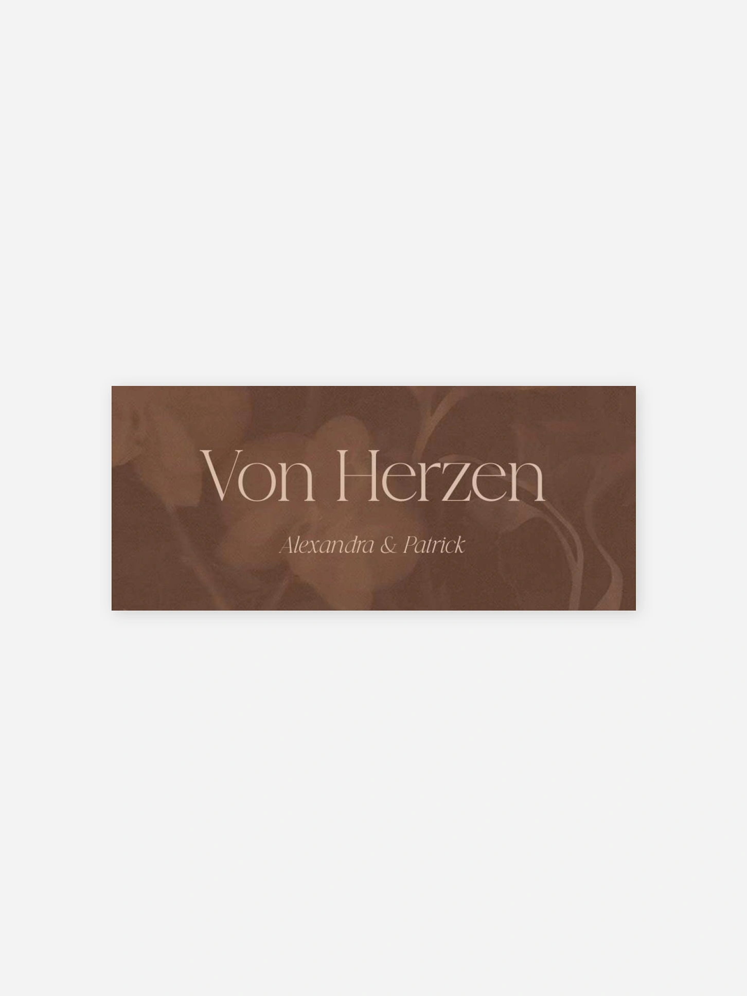 Geschenkaufkleber Hochzeit Velvet Bloom