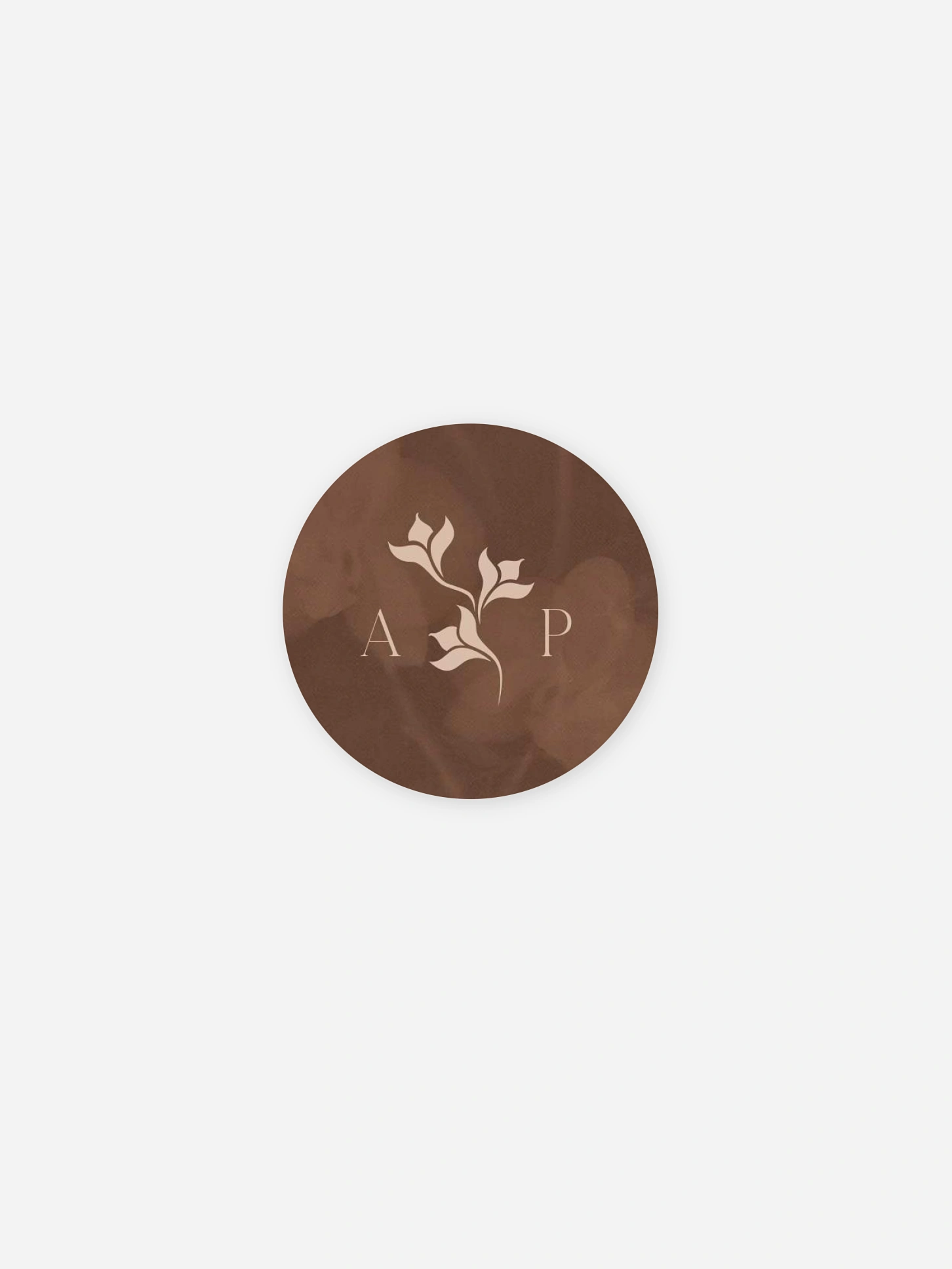 Geschenkaufkleber Hochzeit Velvet Bloom