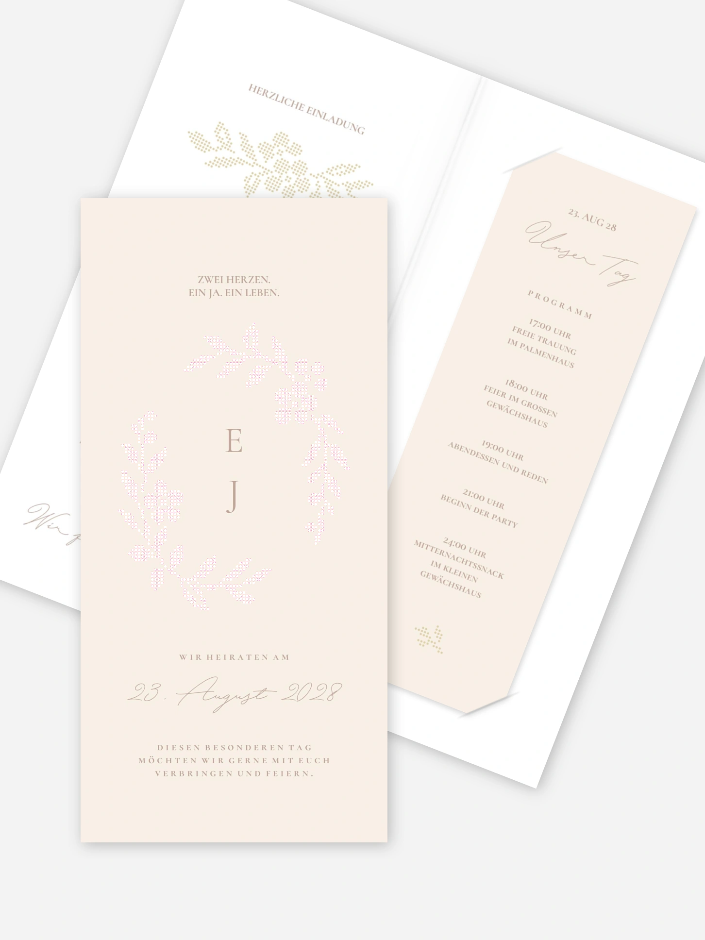 Hochzeitseinladung Liebesbund