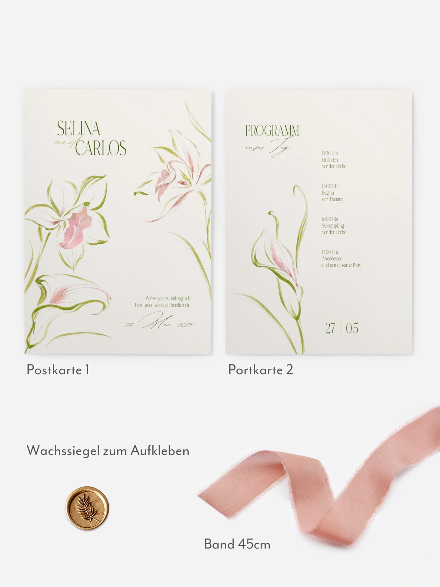 Hochzeitseinladung Pure Grace