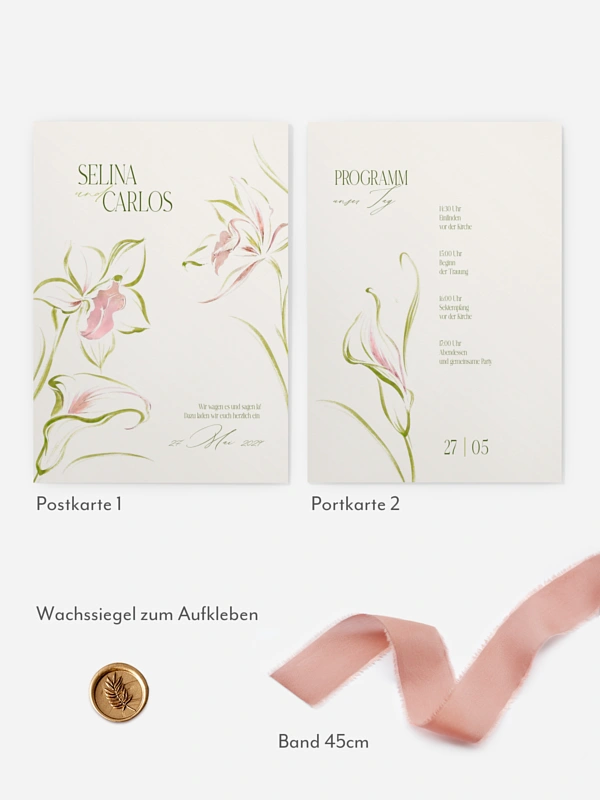 Hochzeitseinladung Pure Grace