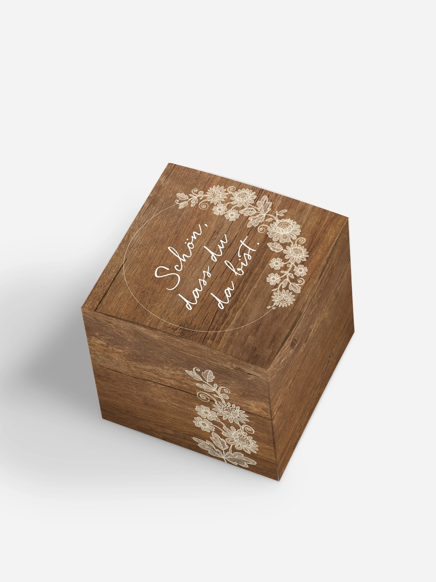 Gastgeschenkbox personalisiert Lace Loop