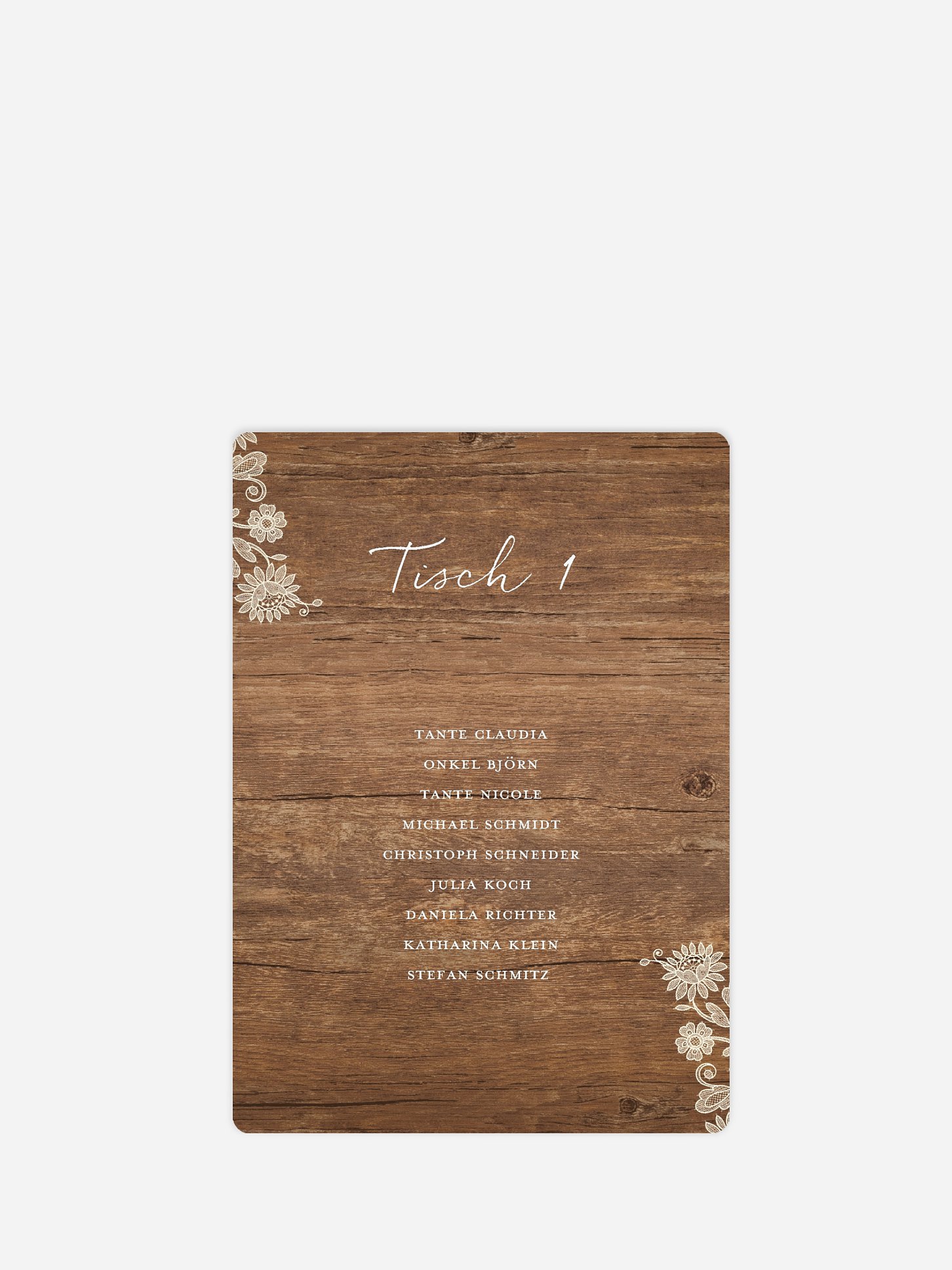 Sitzplan Kreativ Lace Loop