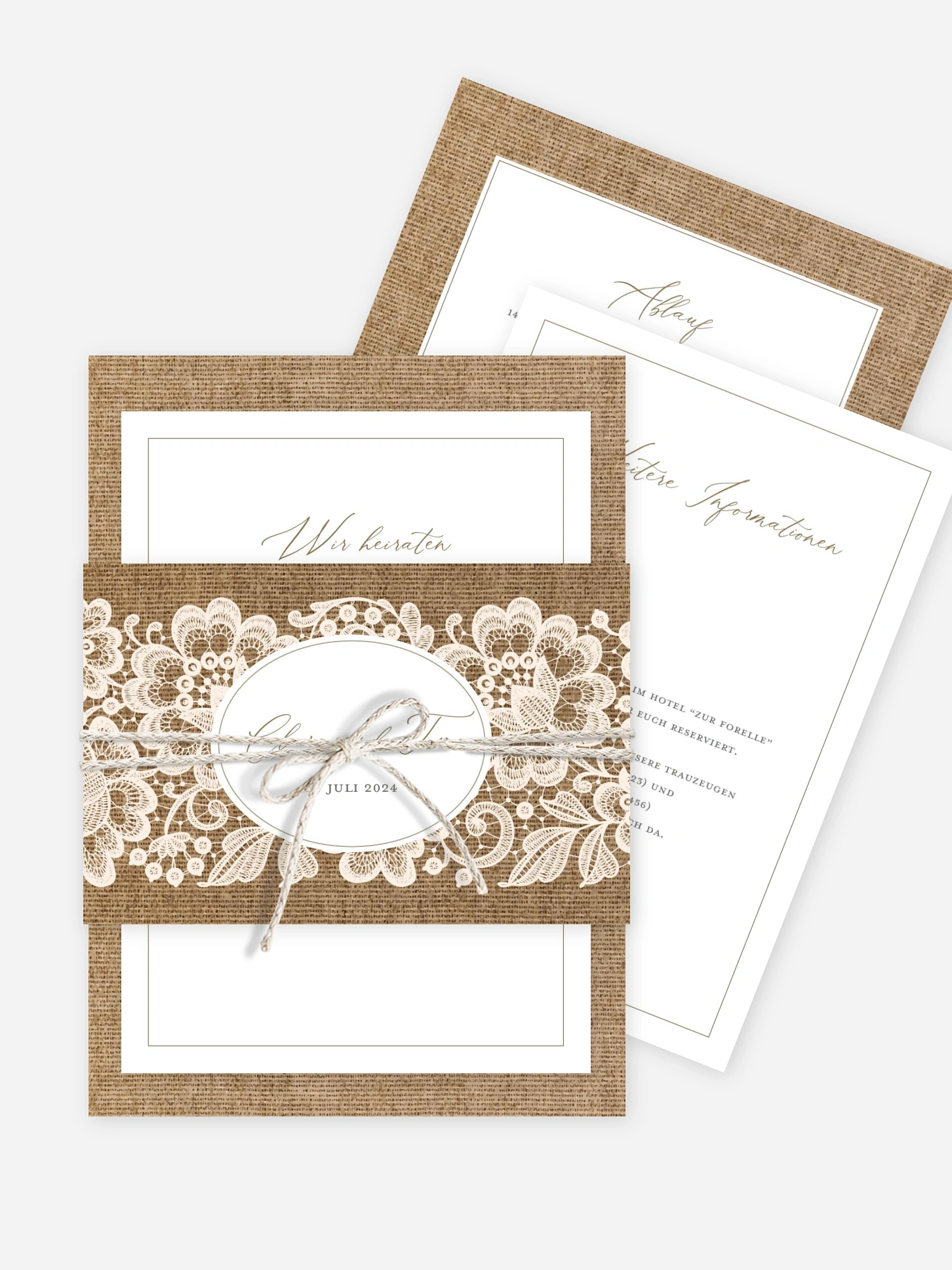Hochzeitseinladung Vintage Dreams