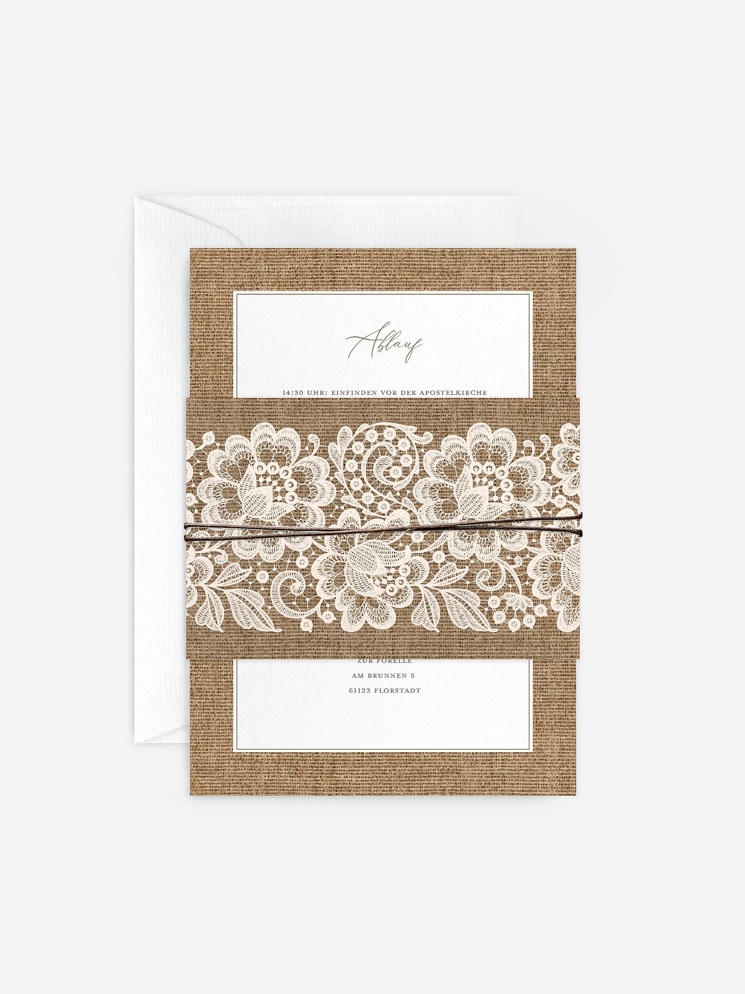 Hochzeitseinladung Vintage Dreams