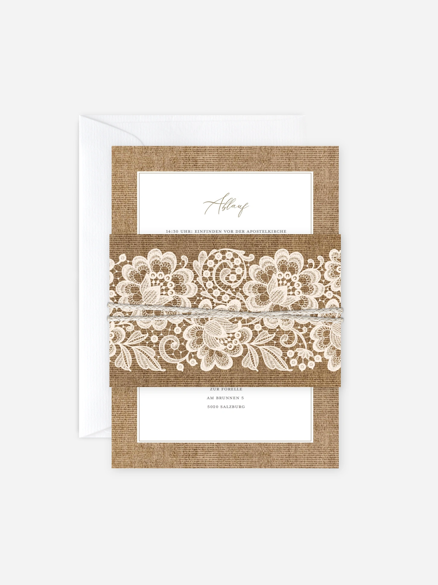 Hochzeitseinladung Vintage Dreams