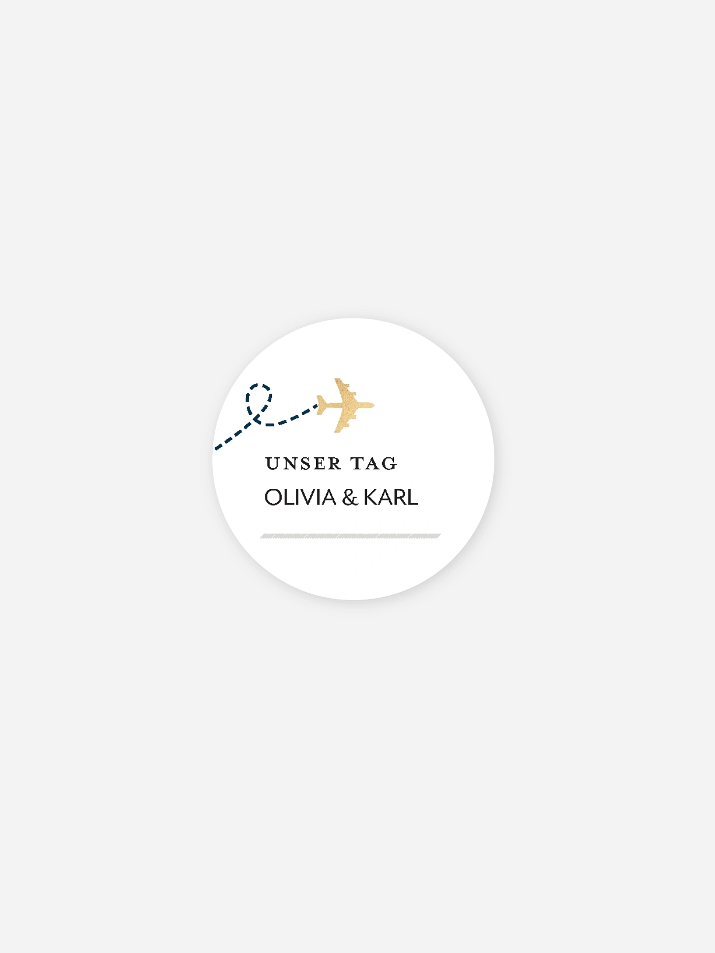 Geschenkaufkleber Hochzeit Boarding Pass