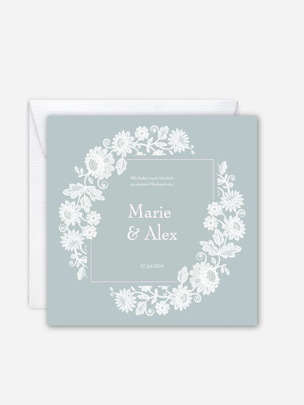 Hochzeitseinladung Romantic Novel