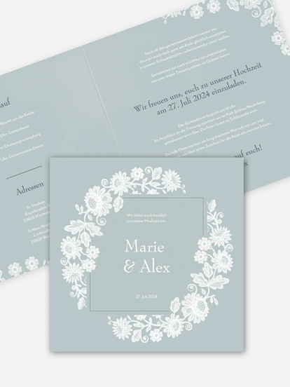 Hochzeitseinladung Romantic Novel