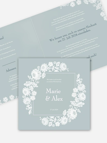 Hochzeitseinladung Romantic Novel