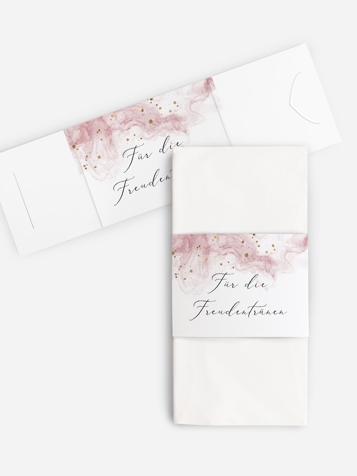 Freudentränen-Taschentücher Rose Marble