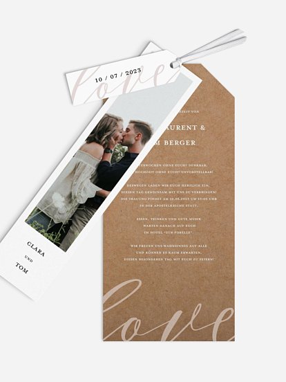 Hochzeitseinladung Lovely Shine