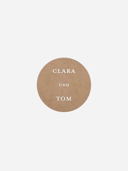 Geschenkaufkleber Hochzeit Lovely Shine