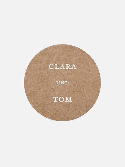 Geschenkaufkleber Hochzeit Lovely Shine