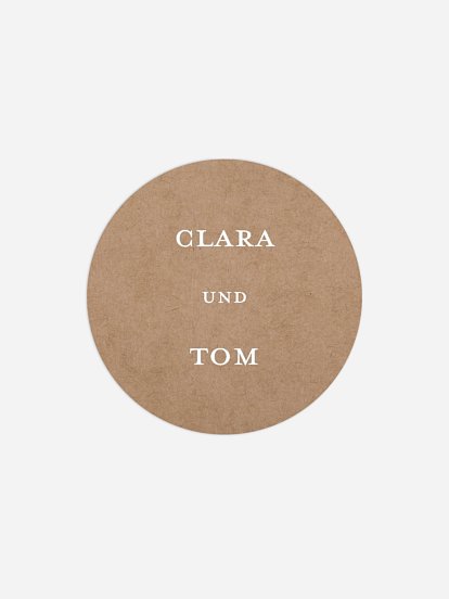 Geschenkaufkleber Hochzeit Lovely Shine