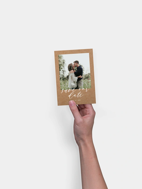 Save-the-Date Karte Lovely Shine