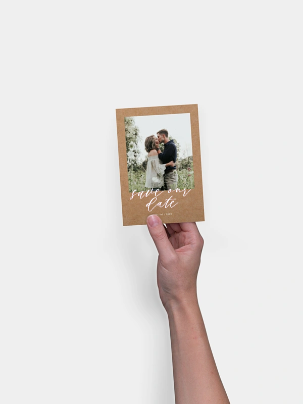 Save-the-Date Karte Lovely Shine
