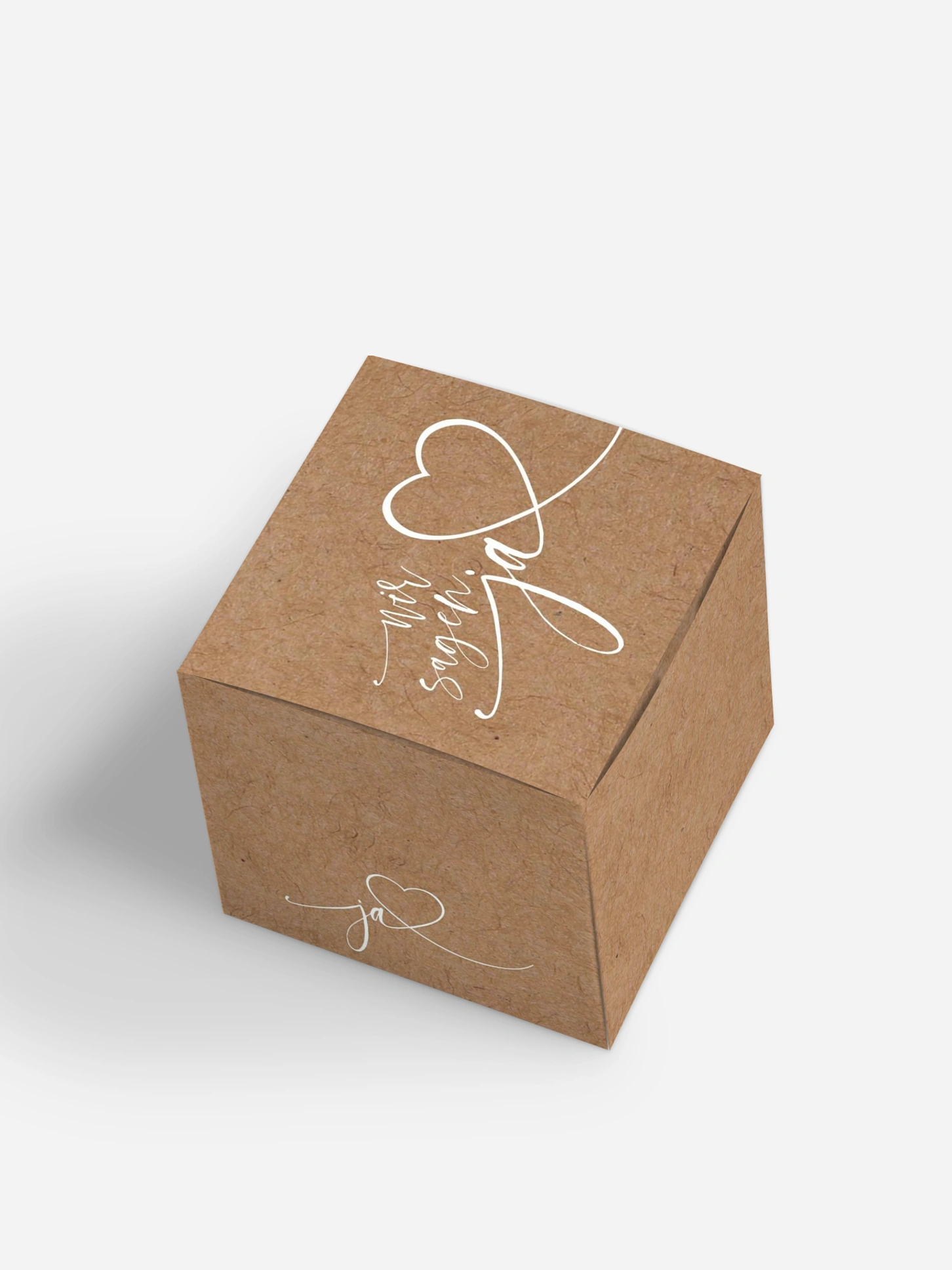 Gastgeschenkbox personalisiert Wir Zwei