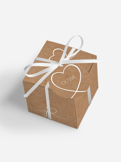 Gastgeschenkbox personalisiert Wir Zwei
