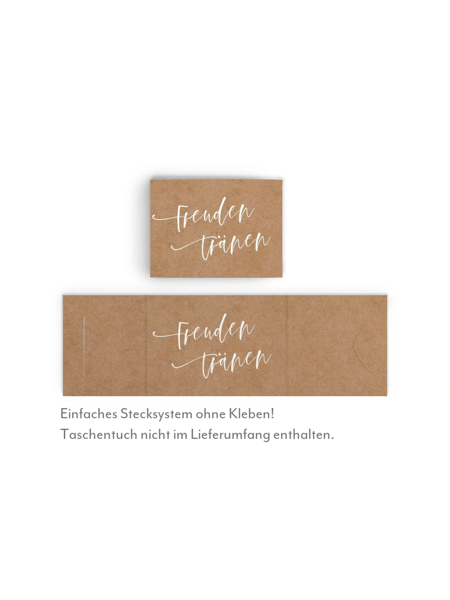 Freudentränen-Taschentücher Wir Zwei
