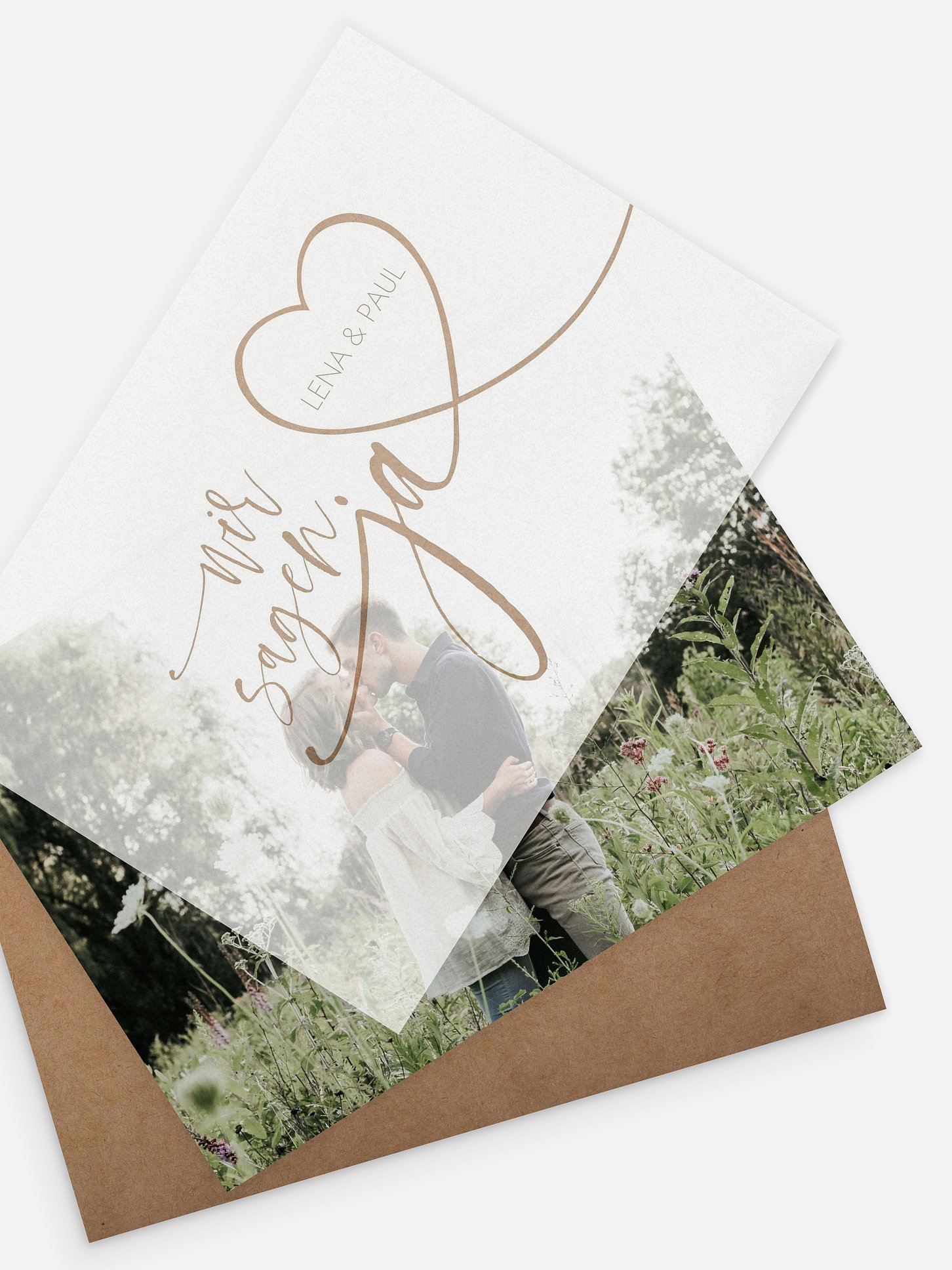 Hochzeitseinladung Wir Zwei