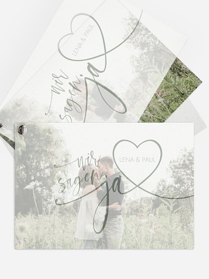 Hochzeitseinladung Wir Zwei