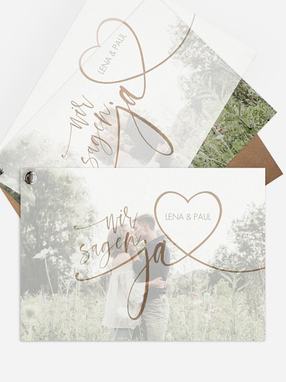 Hochzeitseinladung Wir Zwei