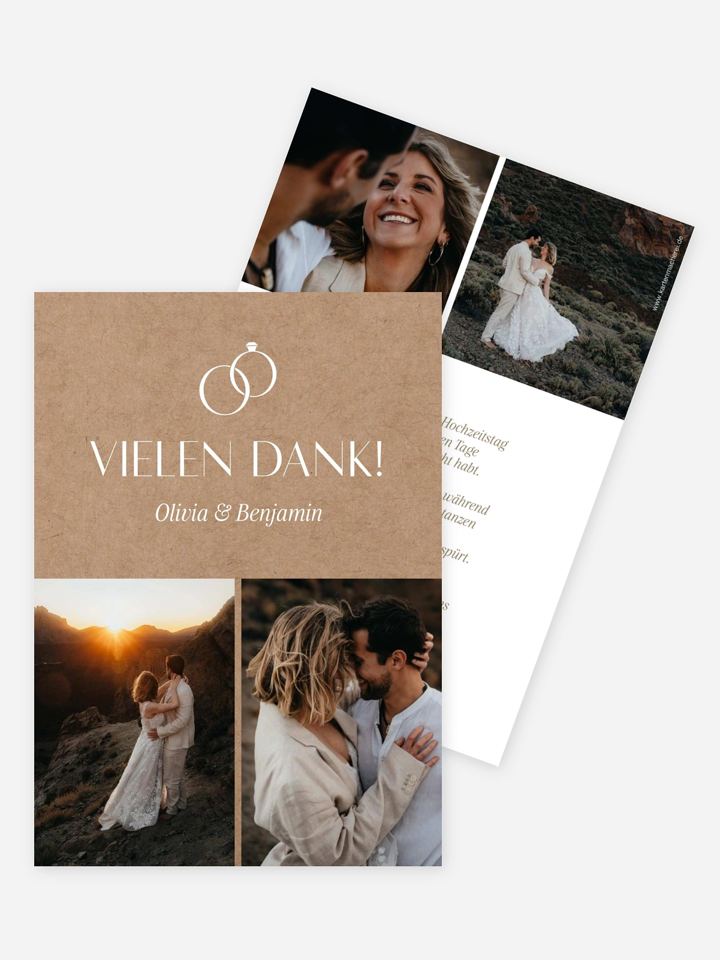 Dankeskarte Hochzeit Forever Grateful