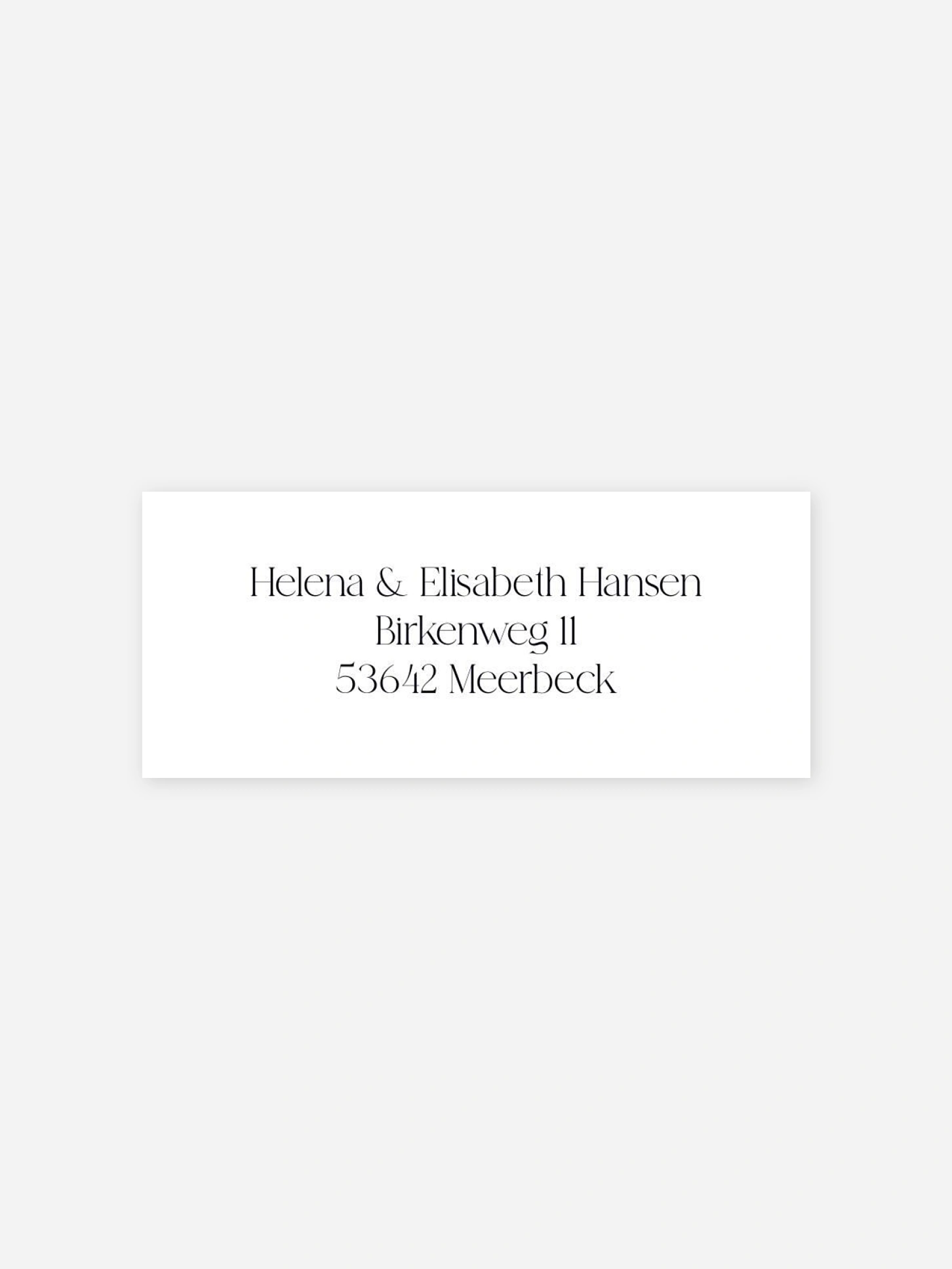 Absenderaufkleber Hochzeit Always and Forever