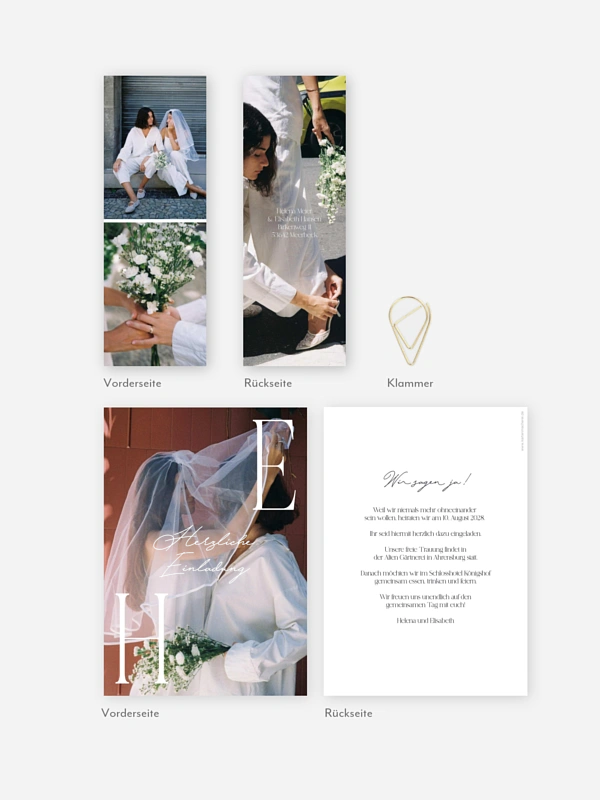 Hochzeitseinladung Always and Forever