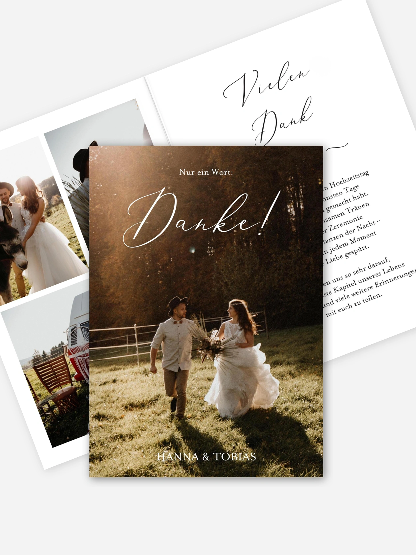 Dankeskarte Hochzeit Forever Us