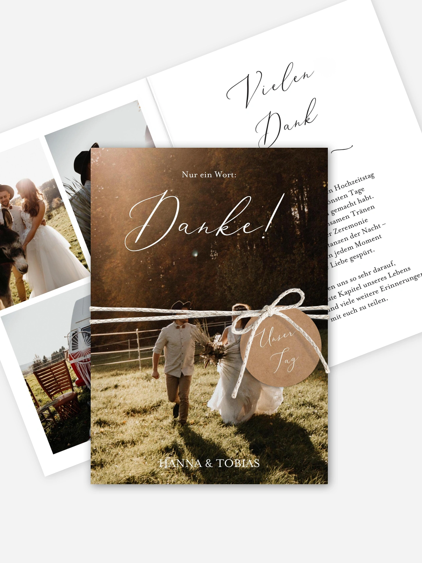 Dankeskarte Hochzeit Forever Us