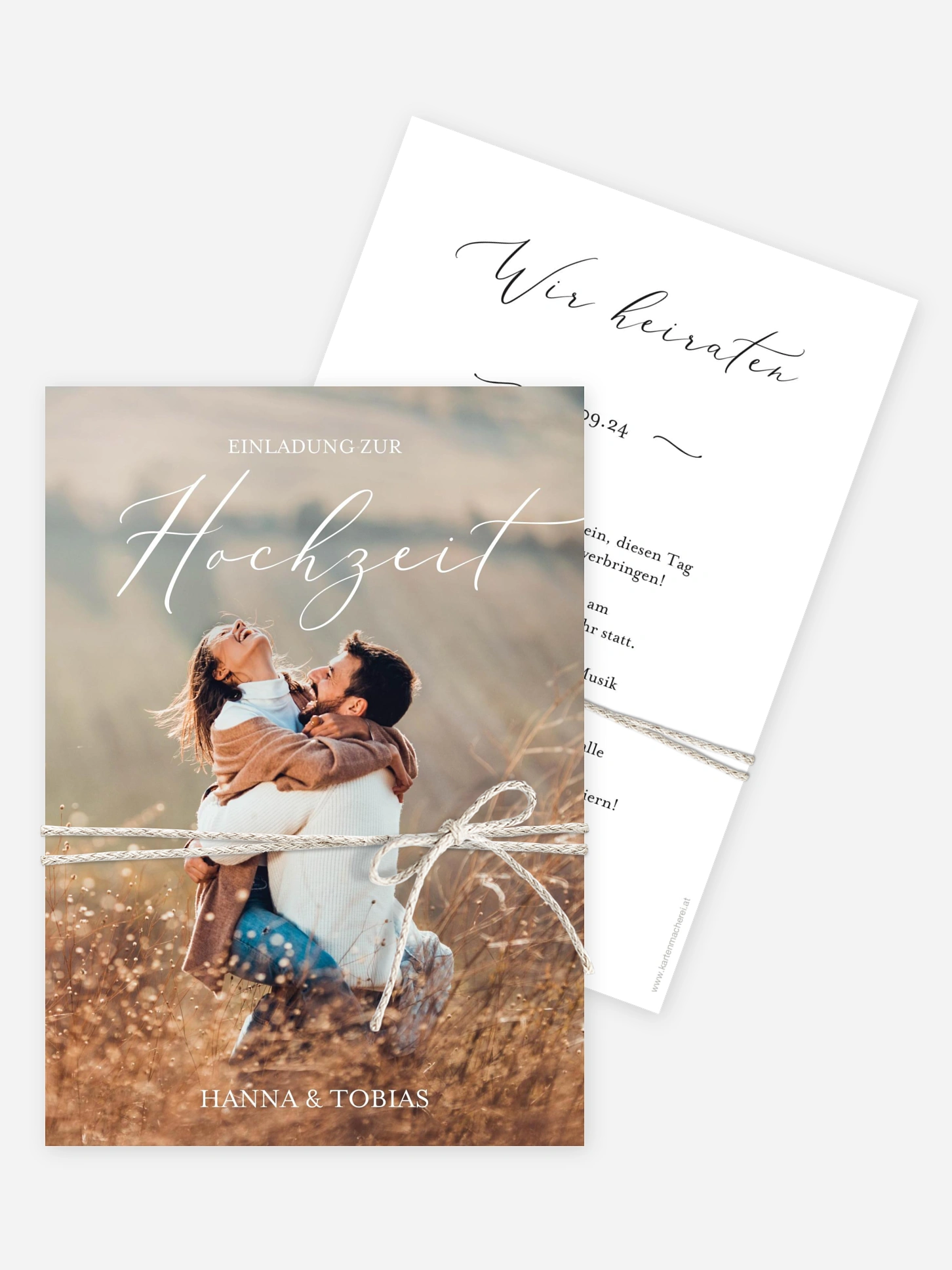 Hochzeitseinladung Forever Us