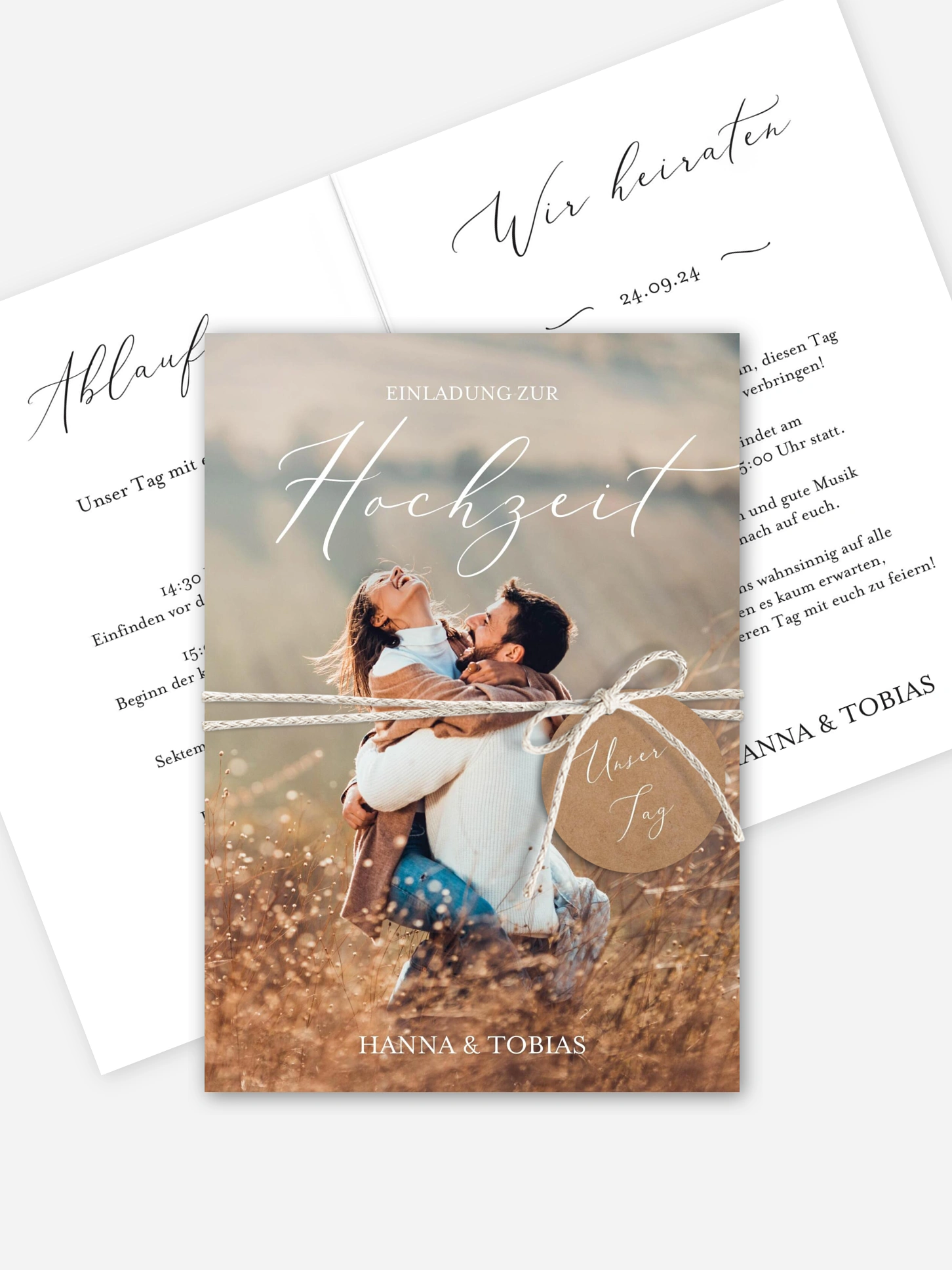 Hochzeitseinladung Forever Us