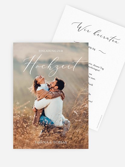 Hochzeitseinladung Forever Us