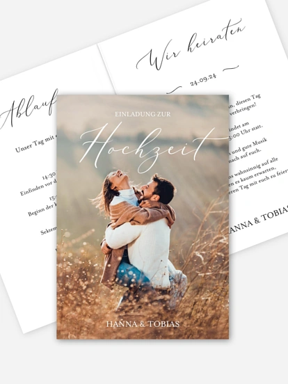 Hochzeitseinladung Forever Us
