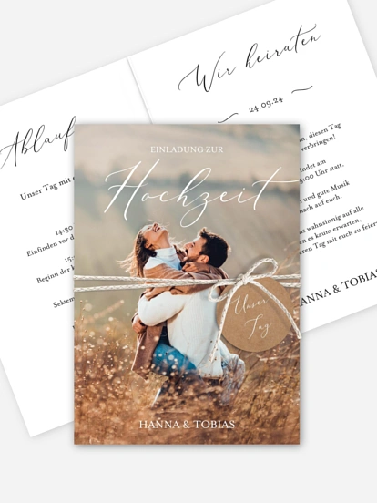 Hochzeitseinladung Forever Us