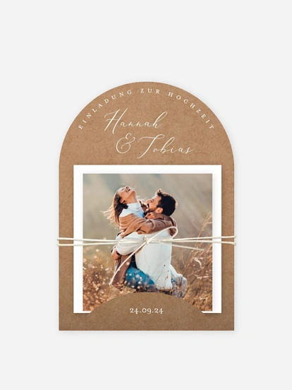 Hochzeitseinladung Forever Us