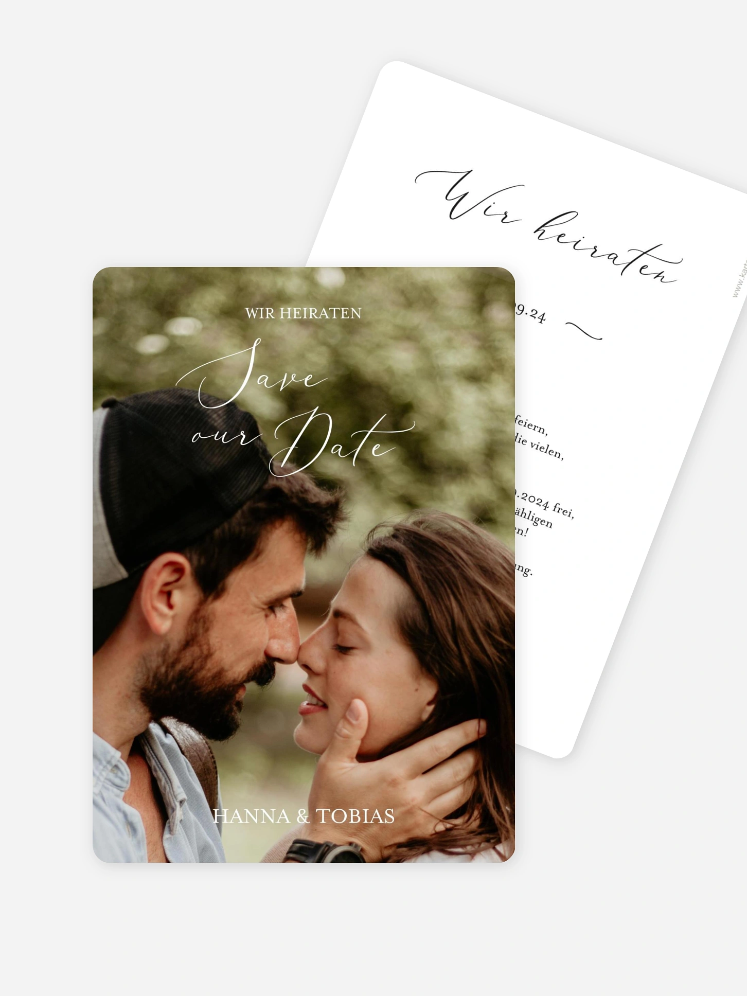 Save-the-Date Karte Forever Us
