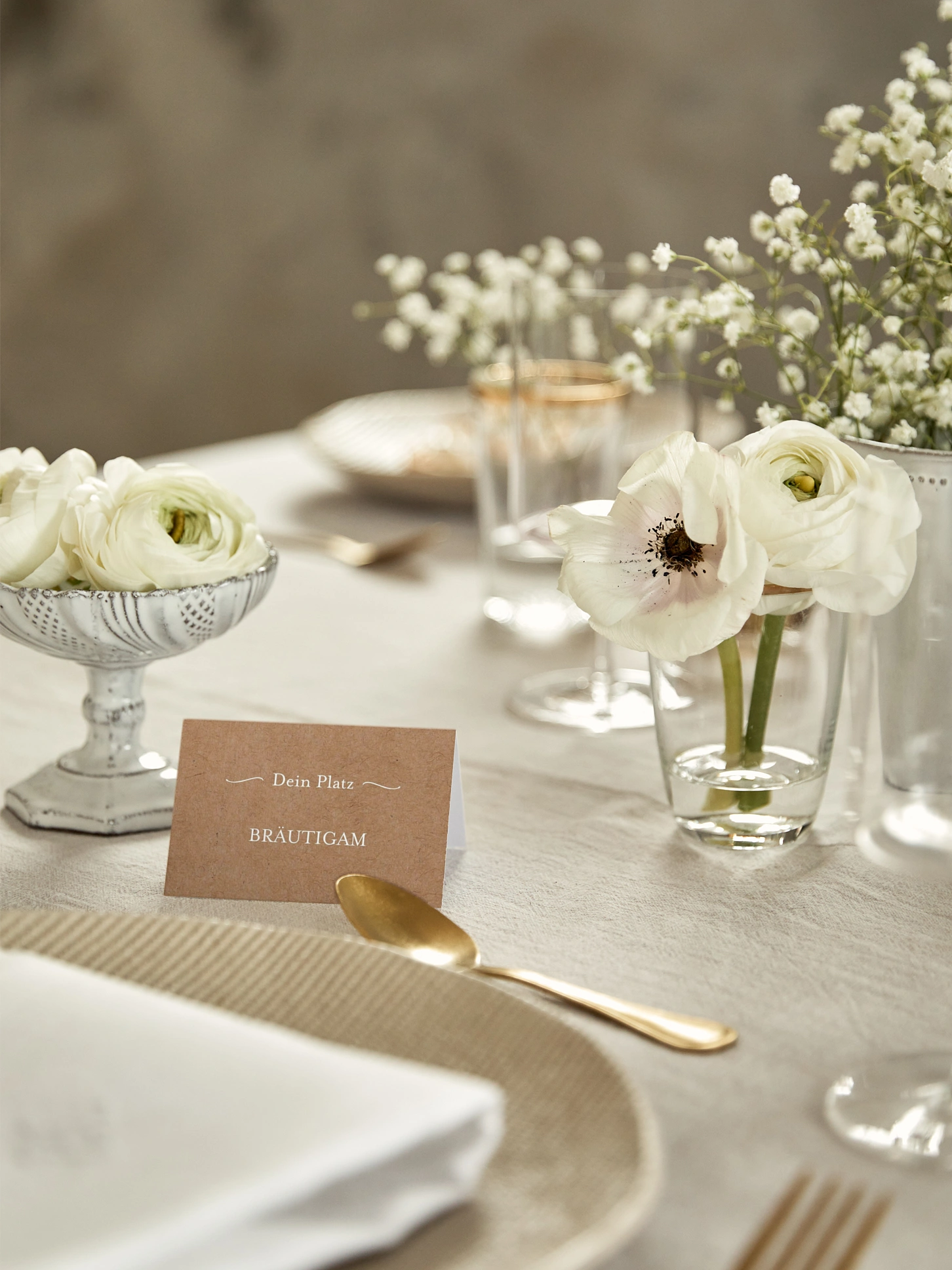 Tischkarte Hochzeit Forever Us