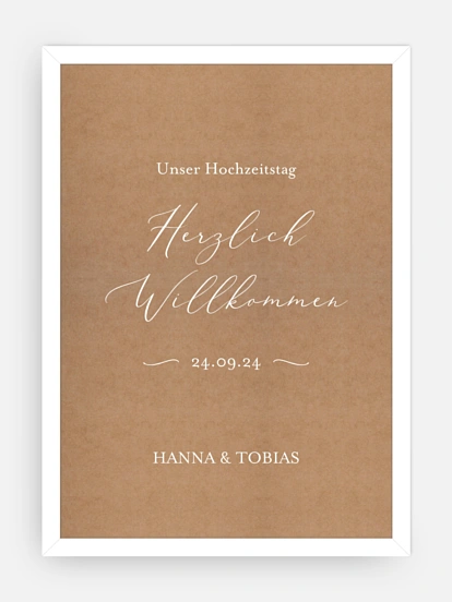 Willkommensschild Forever Us