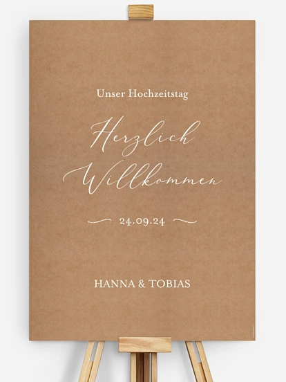 Willkommensschild Forever Us