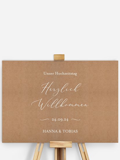 Willkommensschild Forever Us