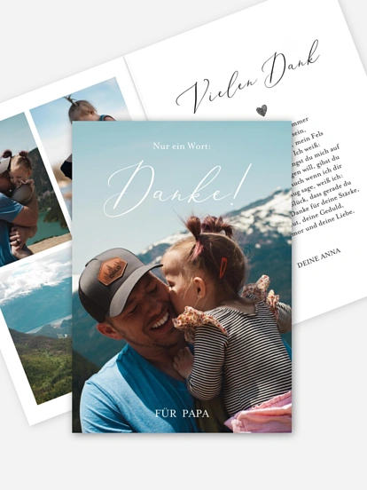 Karte zum Vatertag Forever Us