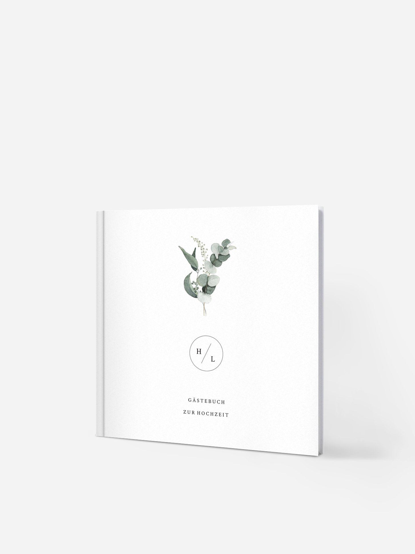 Gästebuch Scandi Eucalyptus
