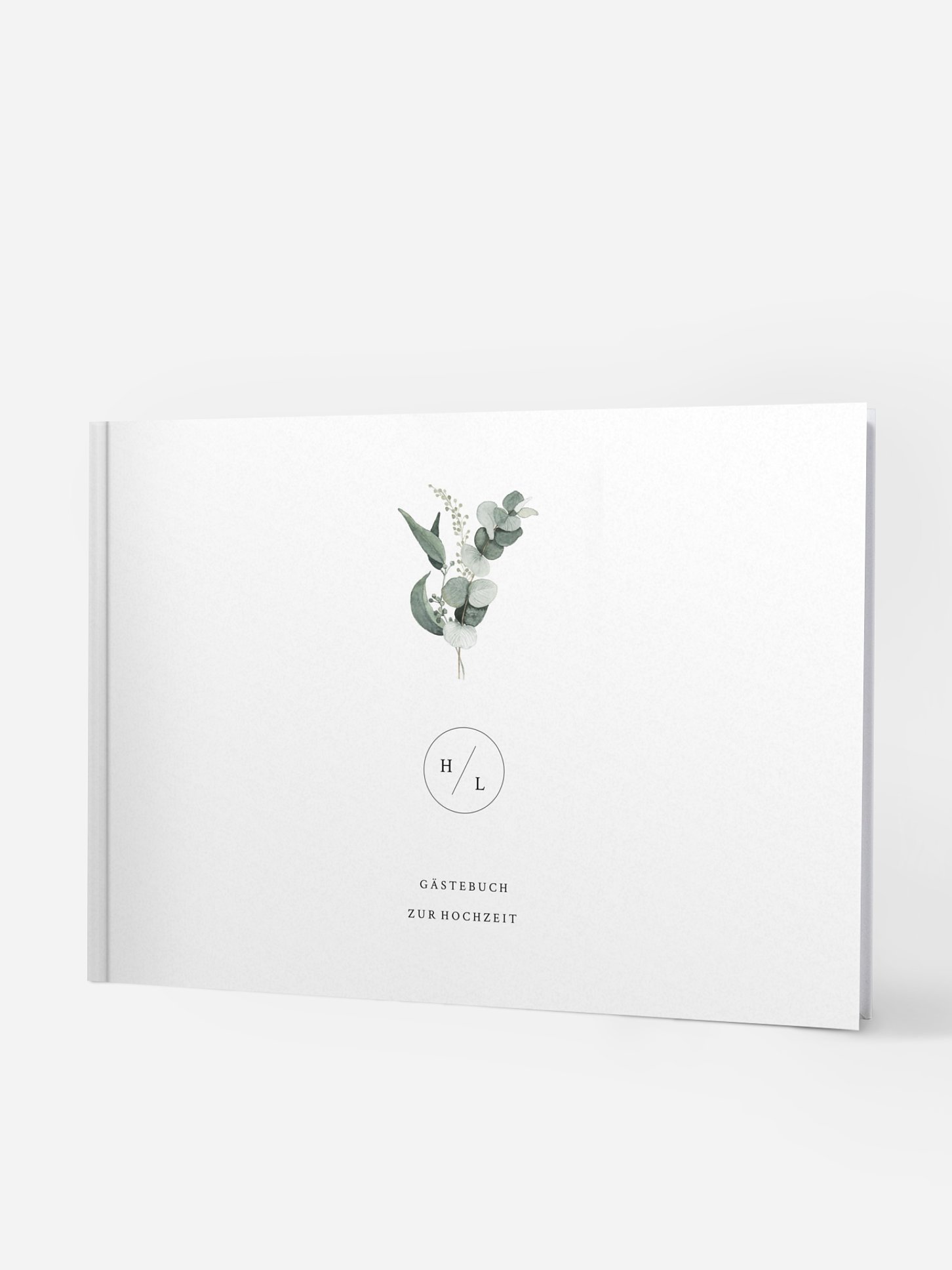 Gästebuch Scandi Eucalyptus