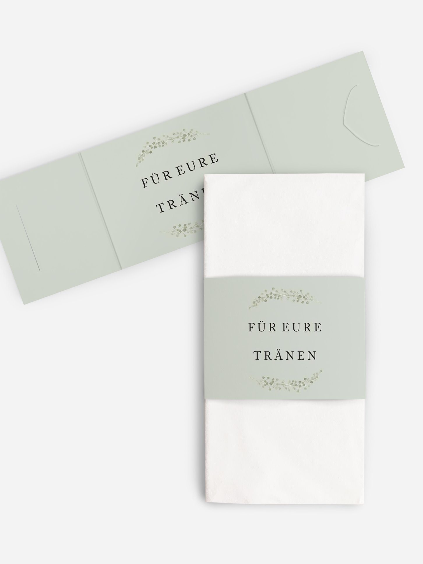 Freudentränen-Taschentücher Scandi Eucalyptus