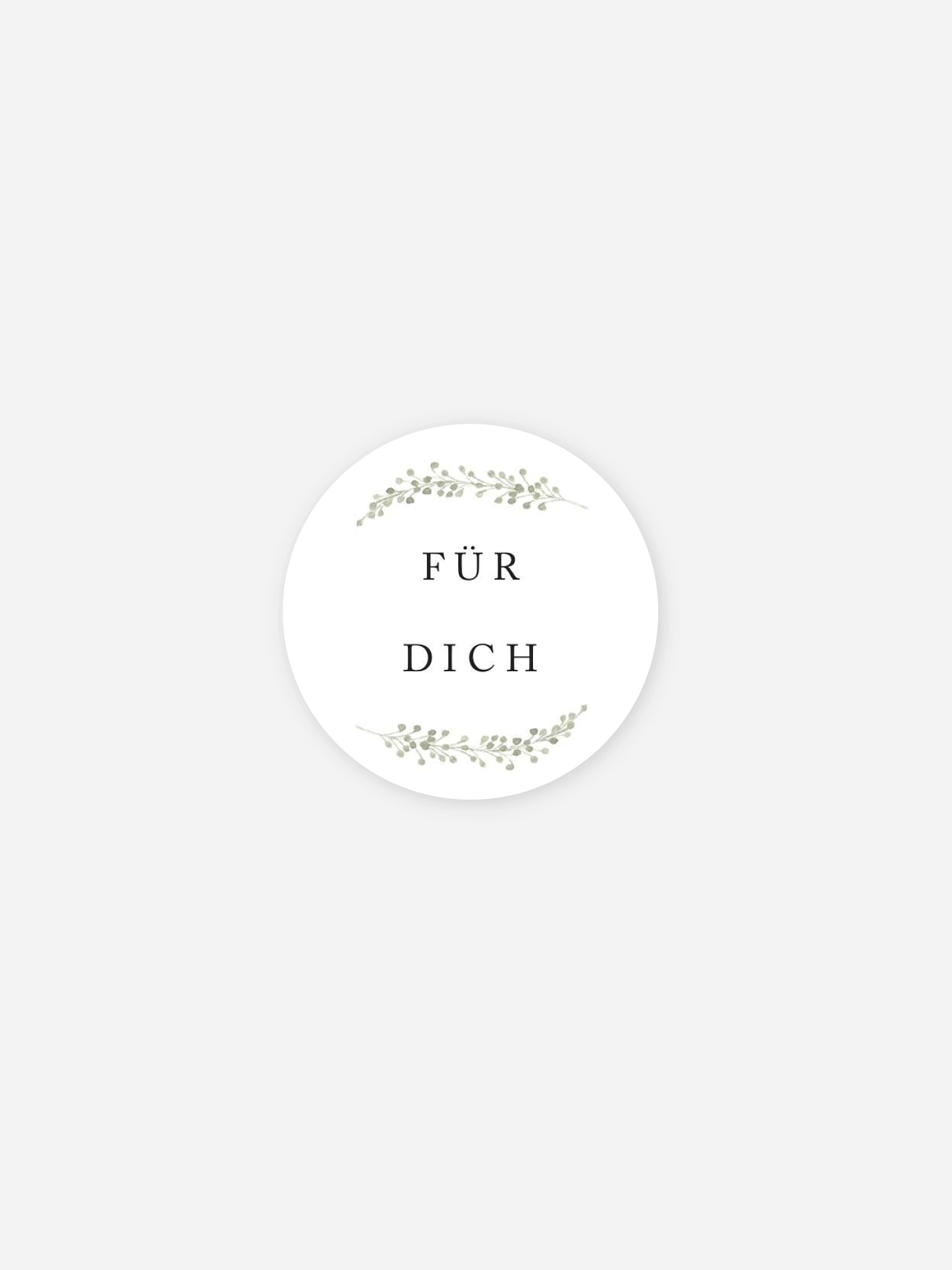 Geschenkaufkleber Hochzeit Scandi Eucalyptus