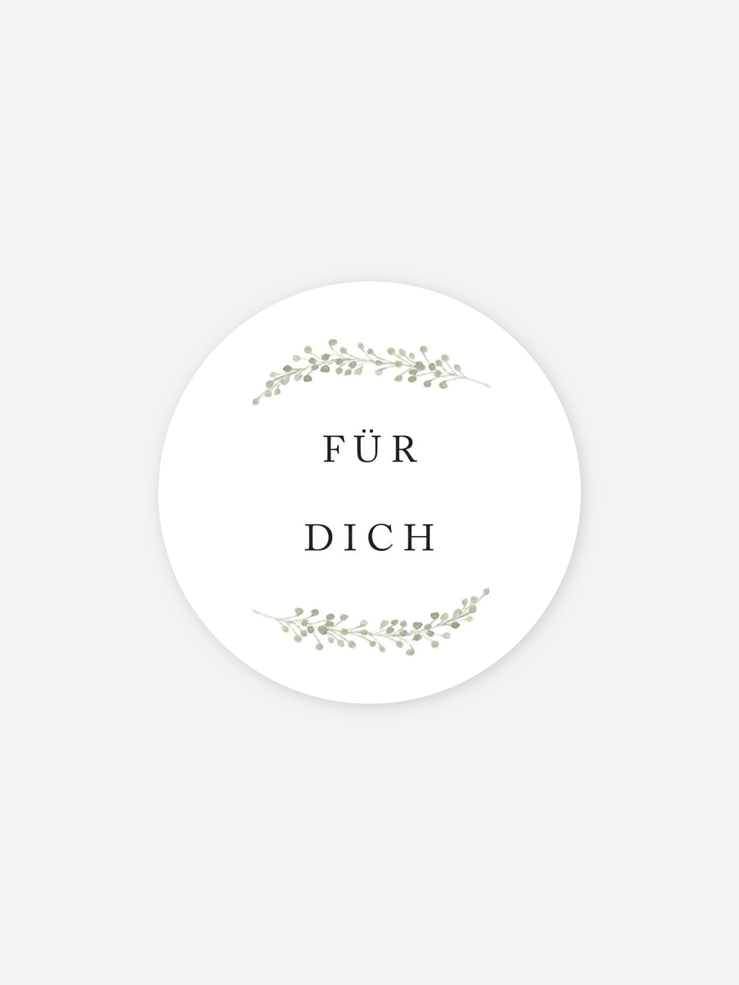 Geschenkaufkleber Hochzeit Scandi Eucalyptus