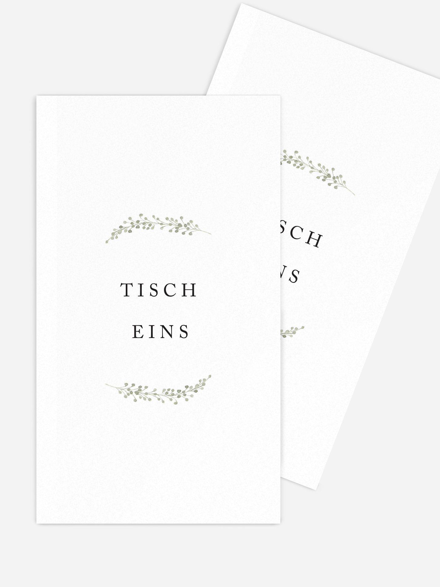Tischnummer Scandi Eucalyptus